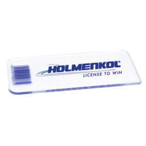 Holmenkol Plastic Scraper, Holmenkol waxkrabber, plastic wax scraper ski, plastic wax scraper snowboard, Holmenkol scraper 3mm, wax krabber ski kopen, wax krabber snowboard kopen, Holmenkol waxgereedschap, ski onderhoud scraper, snowboard onderhoud scraper.