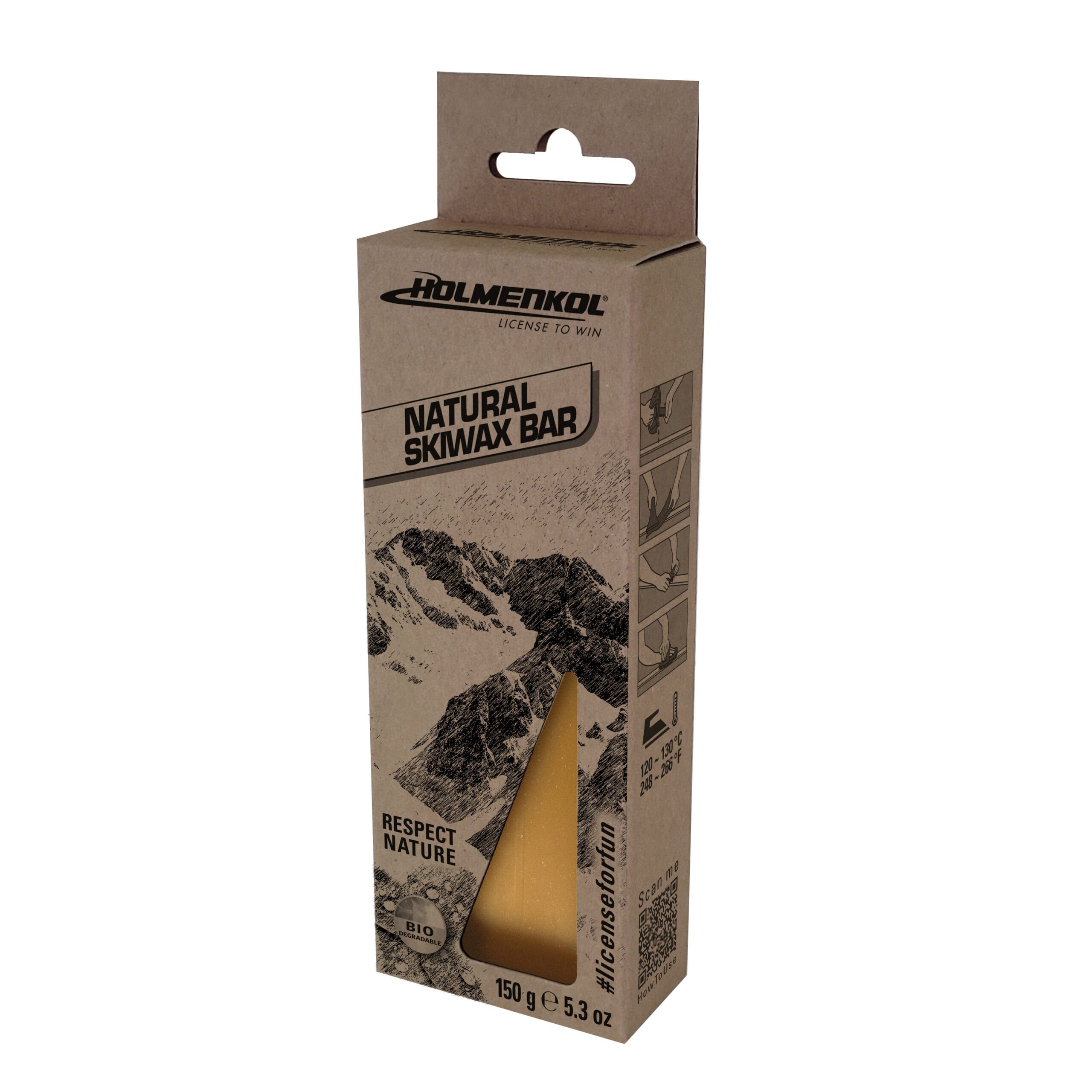 Holmenkol Natural SkiWax, natuurlijke ski wax, natuurlijke snowboard wax, fluorvrije wax ski, fluorvrije wax snowboard, eco ski wax, eco snowboard wax, duurzame ski wax, milieuvriendelijke wax ski, wax kopen, ski onderhoud, snowboard onderhoud, Holmenkol wax kopen, SnowStoreNL.